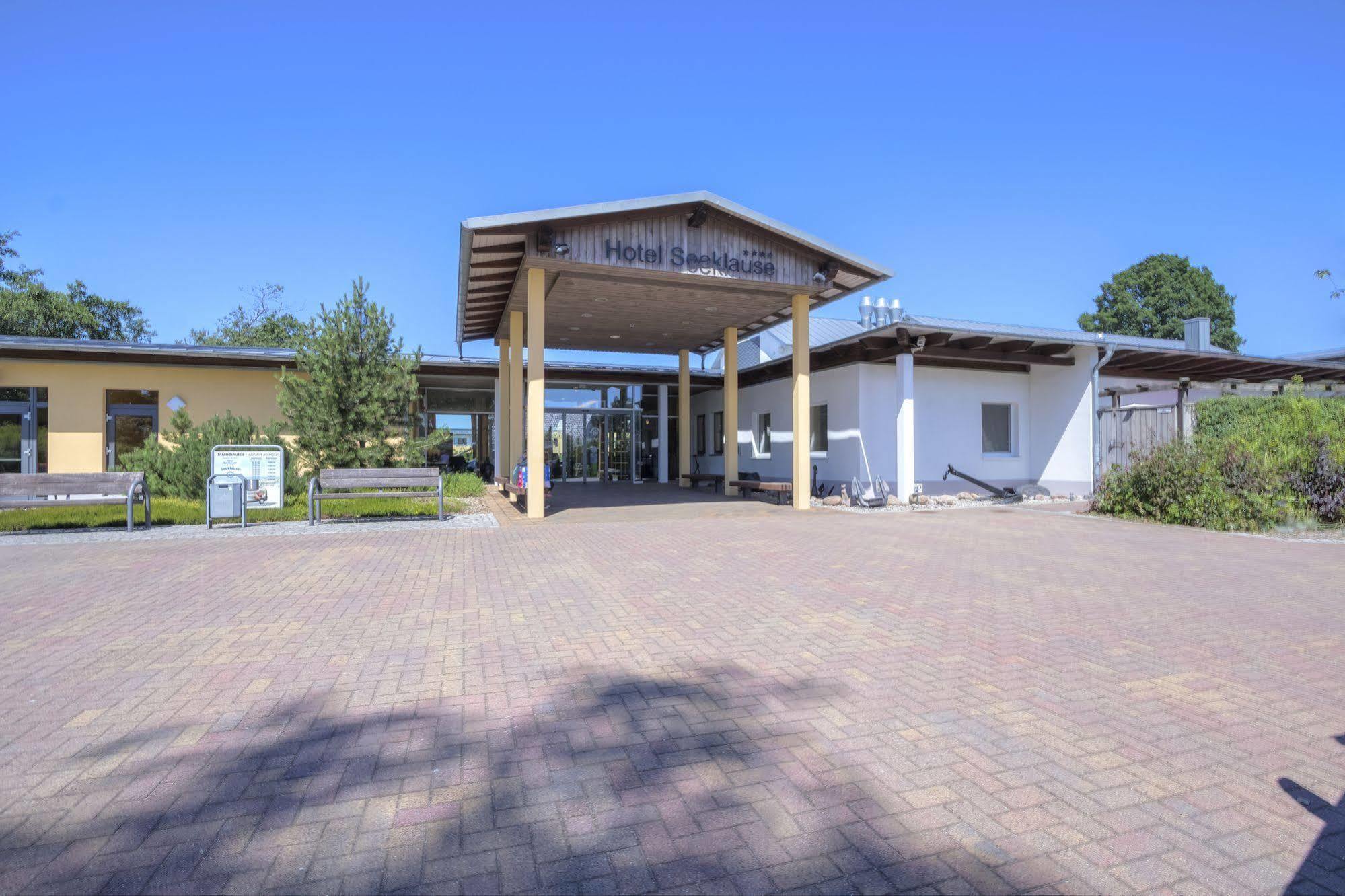 Familien Wellness Hotel Seeklause Mit Grossem Abenteuerspielplatz "Piraten-Insel-Usedom" Kinder Immer All-Inklusive & Getraenke Ganztags Inklusive Trassenheide Eksteriør bilde